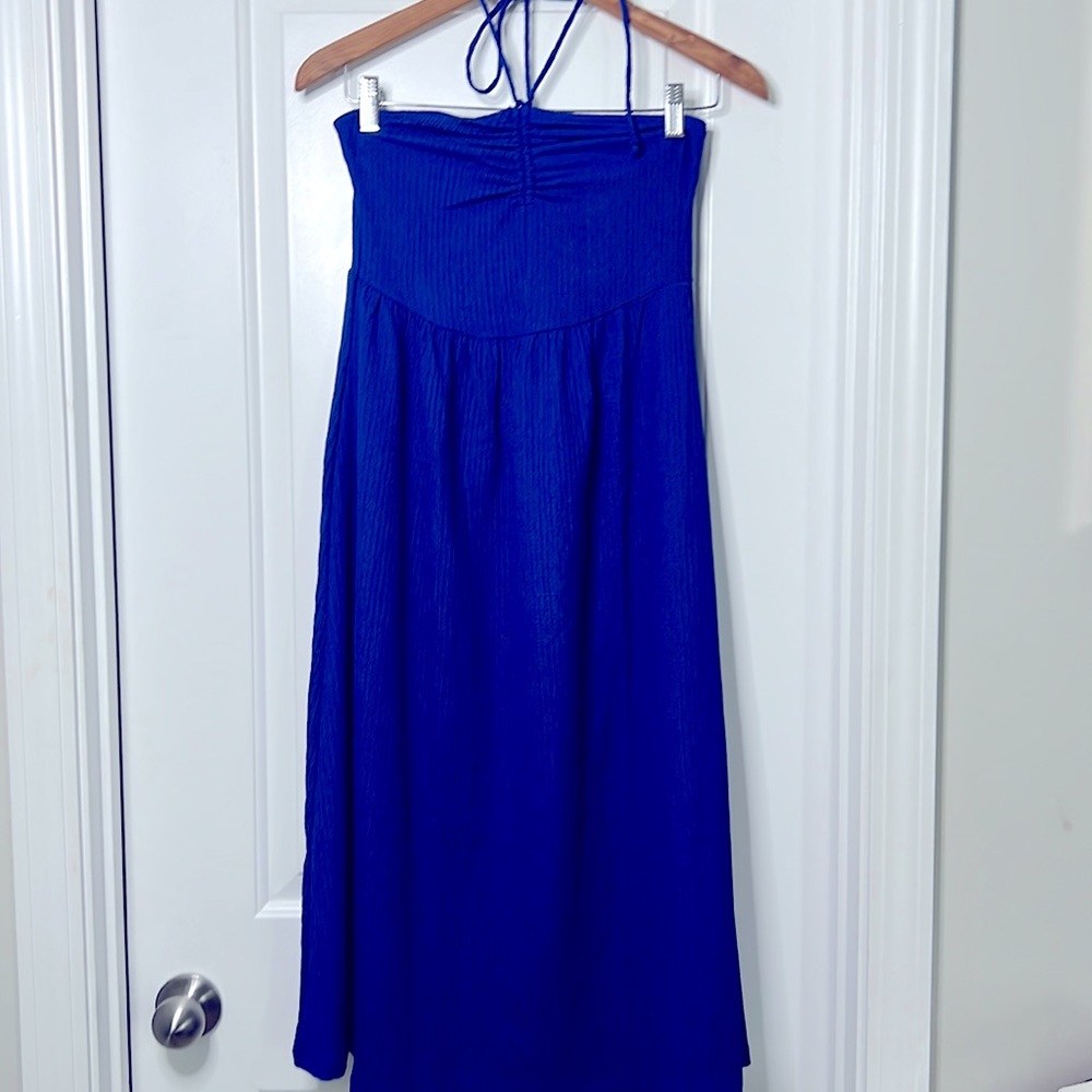 Blue dress